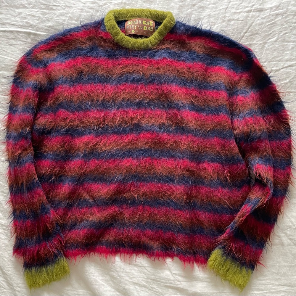 Brain Dead Stripe Boxy Knit Sweater
